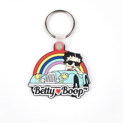 Купить Custom Rubber Keychain Double Side Logo для маркетинговых рекламных акций Мягкие ПВХ ключики Производство в сети