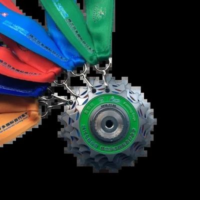 Купить Комбинация 5 передач Велосипедные гонки Медальный логотип напечатан / отливка Производство в сети