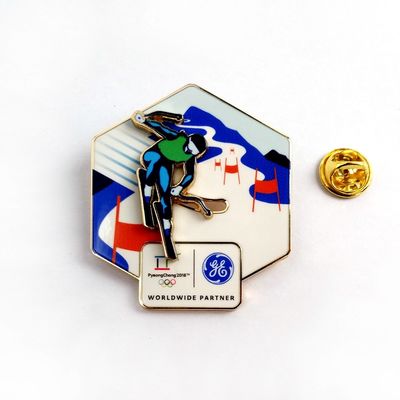 Купить Ультрафиолетовый печатный шпининговый значок с полированной отделкой Производство в сети
