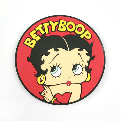 Купить Protect Surfaces and Add Whimsy with this Colorful PVC Coaster featuring Производство в сети
