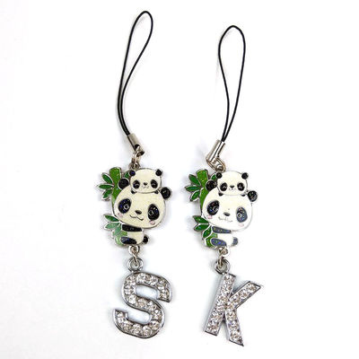Panda Element Custom Couple Keychains Couple Key Ring Металлический мультфильм